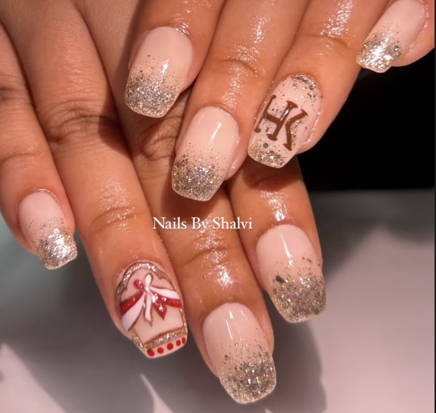 Bridal nail art